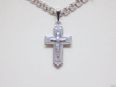Лот: 13574713. Фото: 1. СЕРЕБРЯНЫЙ КРЕСТ 2,08 ГРАММ. Другое (ювелирные изделия, бижутерия, часы)