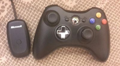 Лот: 10540655. Фото: 1. Xbox 360 Controller + Ресивер... Аксессуары для игровых приставок, консолей, геймпады