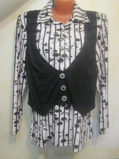 Лот: 6653761. Фото: 1. блузка 52-54 р. Блузы, рубашки, водолазки