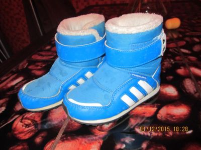 Лот: 6528474. Фото: 1. Дутыши (обувь) детские Adidas. Сапоги