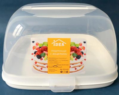Лот: 8525730. Фото: 1. 🎂 Тортница IDEA квадратная 25... Предметы сервировки