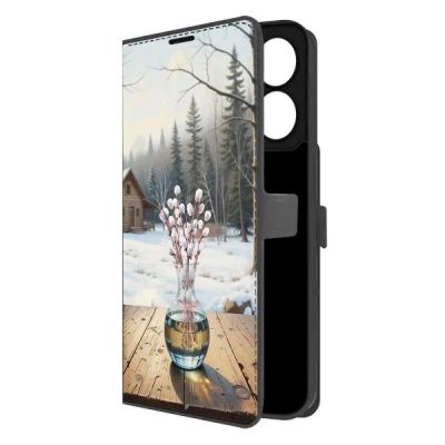 Лот: 25385434. Фото: 1. Чехол Krutoff Eco Book "Верба... Чехлы, бамперы