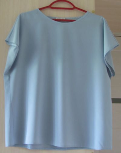 Лот: 20537200. Фото: 1. Блузка нежно - голубая. Размер... Блузы, рубашки