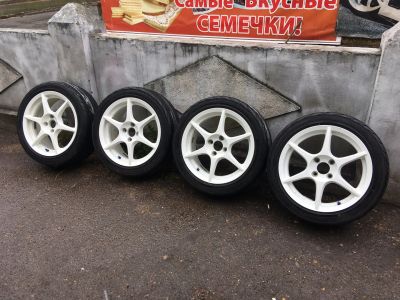 Лот: 11761522. Фото: 1. Комплект колёс Body Club P1 racing... Шины на дисках
