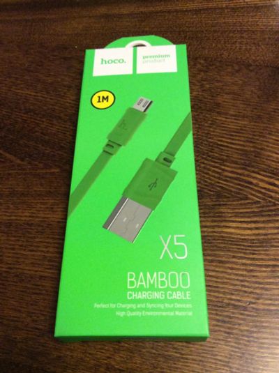 Лот: 10872339. Фото: 1. Дата кабель micro USB hoco x5... Дата-кабели, переходники