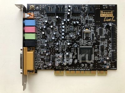 Лот: 25578324. Фото: 1. PCI Creative Sound Blaster Live... Звуковые карты