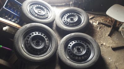 Лот: 25383723. Фото: 1. Колёса r15 4/100 Honda, 185/660r15. Шины на дисках