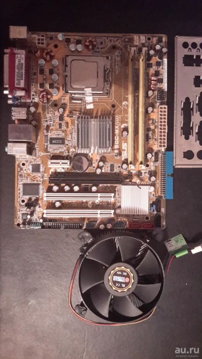 Лот: 9104948. Фото: 1. Asus P5GC-MX /1333, Pentiun 4... Материнские платы