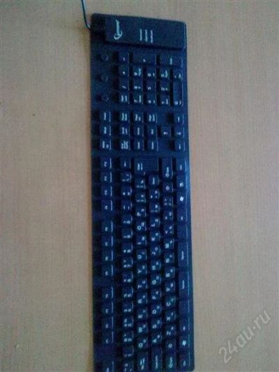 Лот: 1205221. Фото: 1. Гибкая силиконовая клавиатура... Клавиатуры и мыши