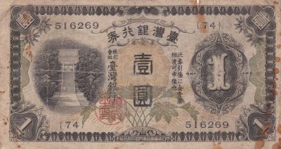 Лот: 21510464. Фото: 1. Китай Тайвань 1 юань 1933... Азия