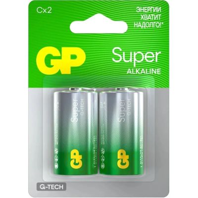 Лот: 25795758. Фото: 1. Батарейка GP LR 14 2SH Super G-TECH... Батарейки, аккумуляторы, элементы питания
