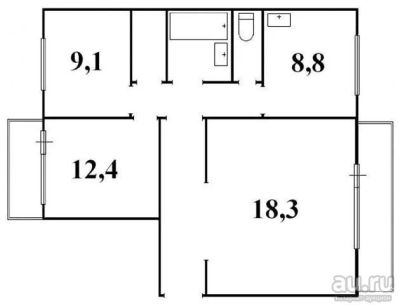 Лот: 14397169. Фото: 1. Продам 3 комн. Квартиры, студии