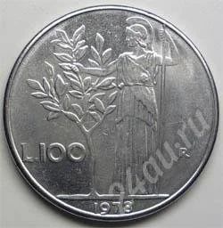 Лот: 352141. Фото: 1. Италия. 100 лир 1978г. (1-2). Европа