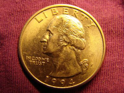 Лот: 2353535. Фото: 1. 1 квотер (25 центов) 1994, США. Америка