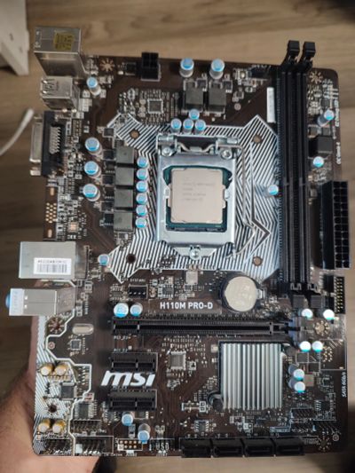 Лот: 23912062. Фото: 1. Материнская плата MSI H110M PRO-D... Материнские платы