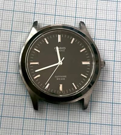 Лот: 25130054. Фото: 1. Часы Casio MTP-1200 (кварц, сапфир... Оригинальные наручные часы