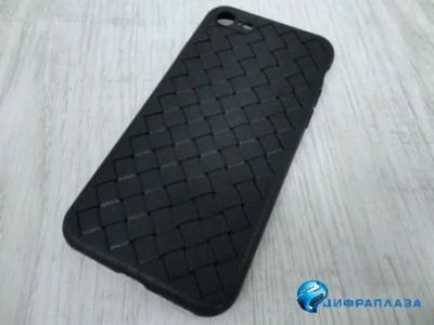 Лот: 13420035. Фото: 1. Чехол силиконовый iPhone 7 плетеный... Чехлы, бамперы