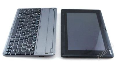 Лот: 1623290. Фото: 1. Acer Iconia tab w500 с клавиатурой... Планшеты