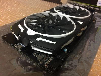 Лот: 12775303. Фото: 1. GeForce GTX 1070 MSI Armor 8Gb... Видеокарты