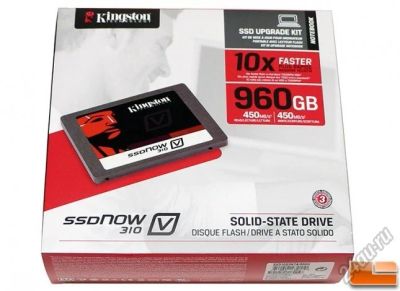 Лот: 5913067. Фото: 1. SSD 960Gb Kingston SSDNow V310. SSD-накопители