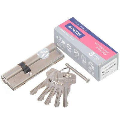 Лот: 24076715. Фото: 1. Личинка замка двери Apecs, SC-100... Фурнитура, комплектующие