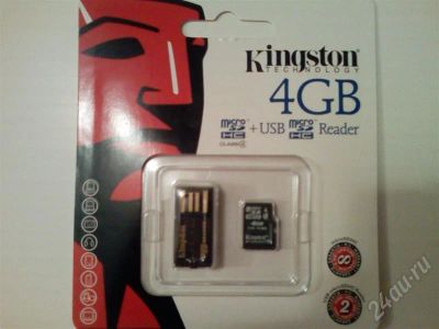 Лот: 305836. Фото: 1. Карта памяти Micro SD Kingston... USB-флеш карты