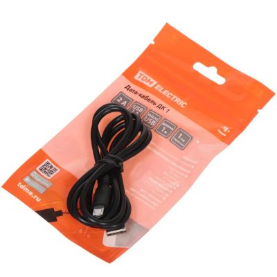 Лот: 24121071. Фото: 1. Дата-кабель TDM Electric, ДК 1... Зарядные устройства, блоки питания, адаптеры сетевые для смартфонов