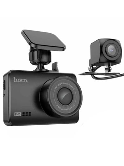 Лот: 25785533. Фото: 1. Видео регистратор Hoco DV3 с двумя... Видеорегистраторы,  радар-детекторы, системы парковки