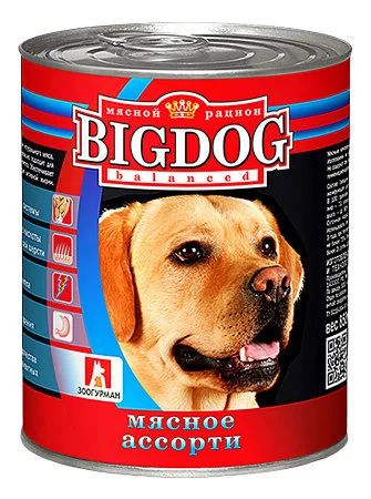 Лот: 14217790. Фото: 1. Big Dog (Биг Дог) Мясное ассорти... Корма