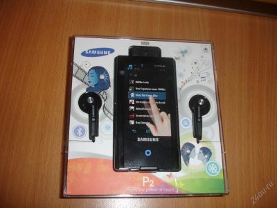Лот: 123095. Фото: 1. Samsung YP-P2 4Gb black Новый... Плееры