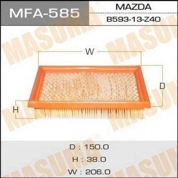 Лот: 11258989. Фото: 1. Воздушный фильтр Masuma (vic A-462... Расходные материалы