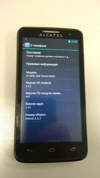 Лот: 11026424. Фото: 1. Alcatel one touch 5035D. Смартфоны