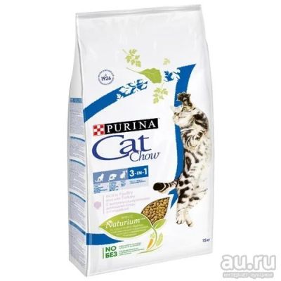 Лот: 13338110. Фото: 1. Cat Chow (Кэт Чау) корм д/кошек... Корма