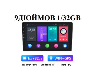 Лот: 20567575. Фото: 1. Android магнитола 9 дюймов 1/32GB... Автомагнитолы