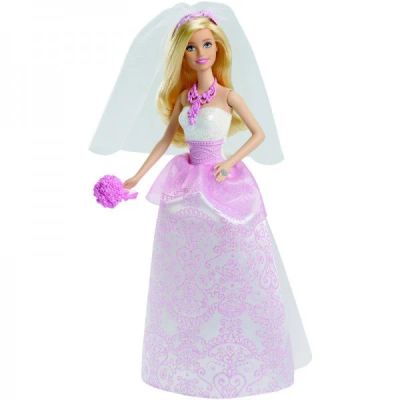 Лот: 6664776. Фото: 1. Кукла Barbie Сказочная невеста. Куклы и аксессуары