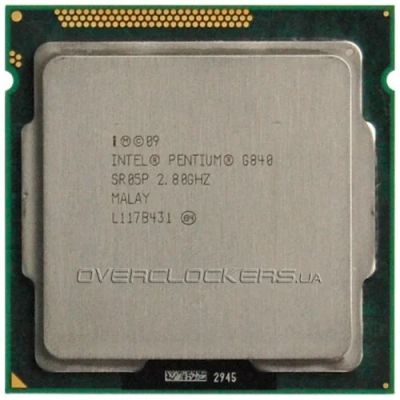 Лот: 10377046. Фото: 1. Intel Pentium G840 2800MHz, LGA1155... Процессоры