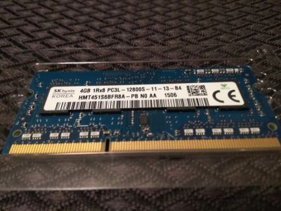 Лот: 7551265. Фото: 1. DDR3L Hynix 4GB 1600. Оперативная память
