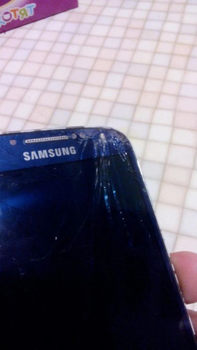 Лот: 8029481. Фото: 1. Модуль Samsung S4(i9500)Разбит... Смартфоны