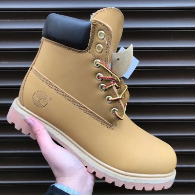 Лот: 12628553. Фото: 1. Ботинки Timberland коричневые. Ботинки, полуботинки