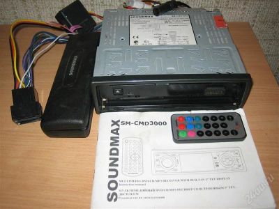 Лот: 451823. Фото: 1. SOUNDMAX SM-CMD3000 (без панели... Автомагнитолы