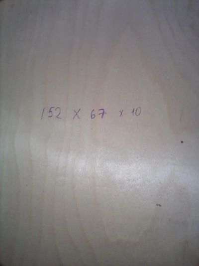 Лот: 4897911. Фото: 1. лист фанеры 152x67x10mm. Древесина, пиломатериал