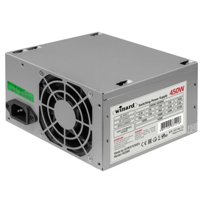 Лот: 25587146. Фото: 1. Блок питания 450Вт Winard 450WA... Корпуса, блоки питания