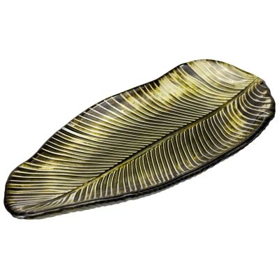Лот: 22277930. Фото: 1. Блюдо 34,5 см Akcam Banana Leaf... Тарелки, блюда, салатники