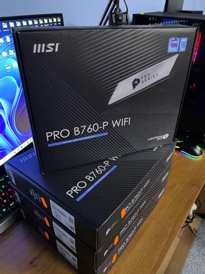 Лот: 20250474. Фото: 1. Материнская плата MSI PRO B760-P... Материнские платы