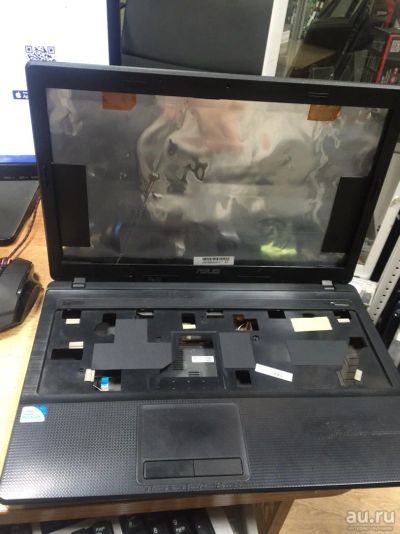 Лот: 9805616. Фото: 1. корпус петли шарниры Asus X54H... Корпуса, блоки питания