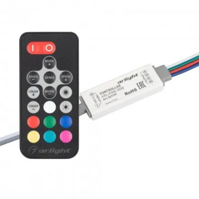 Лот: 23028728. Фото: 1. Контроллер ARL-FINE-RGB Black... Светодиодная подсветка