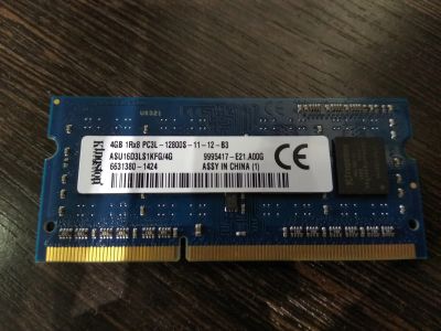 Лот: 11837435. Фото: 1. Память для ноутбука 4Gb DDR3 12800... Оперативная память