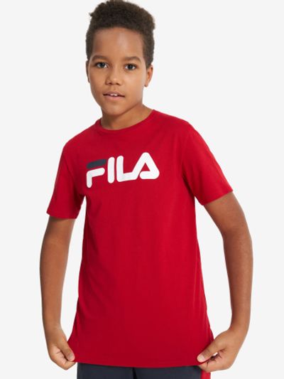 Лот: 24879141. Фото: 1. Футболка для мальчиков FILA, Красный. Другое (спортивная одежда)