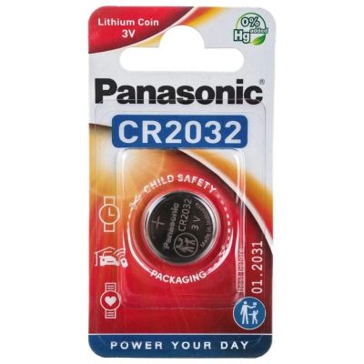 Лот: 24093034. Фото: 1. Батарейка Panasonic, CR2032, Power... Батарейки, аккумуляторы, элементы питания