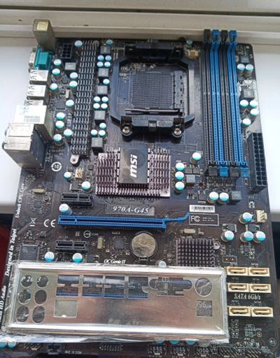 Лот: 17043005. Фото: 1. MSI 970A-G45. Материнские платы